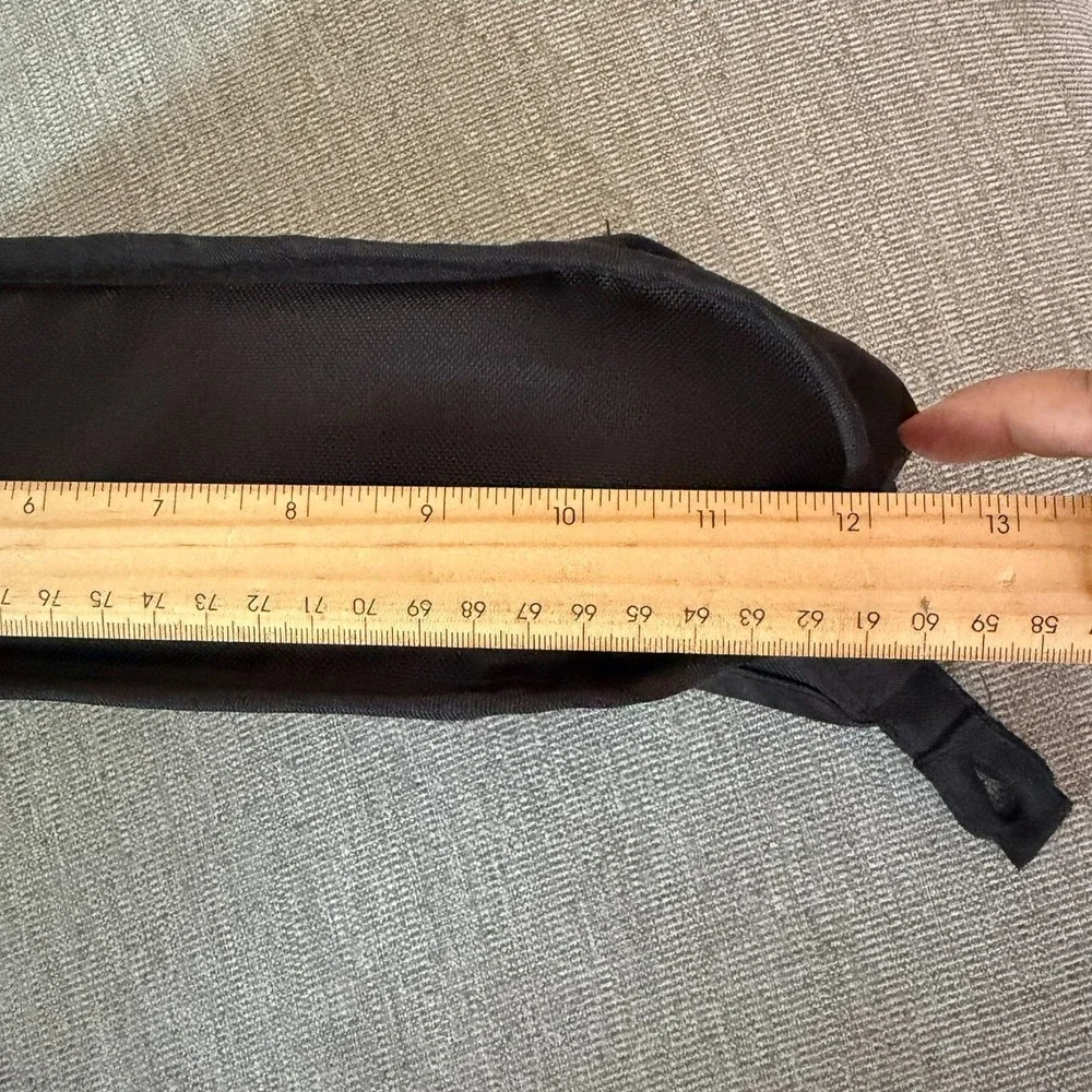 Baby Trend Black Stroller Parent Organizer Caddy Console Cup Holder Storage Bag